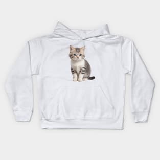 Nature, Cute Little Cat Kids Hoodie